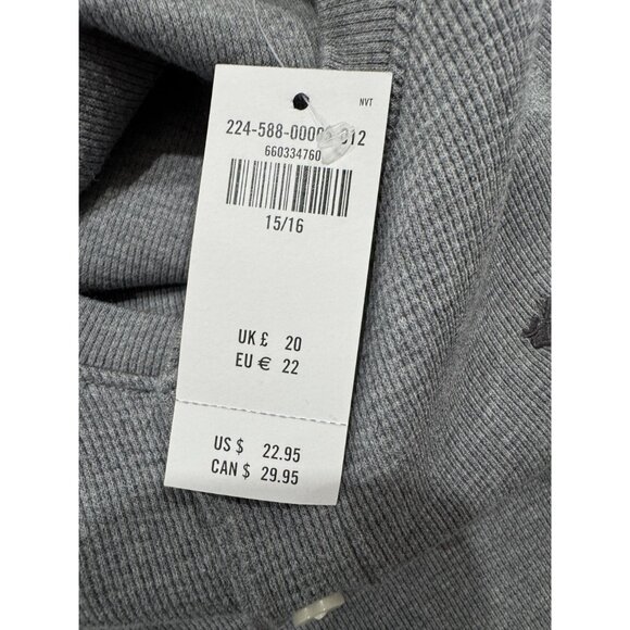 Abercrombie Kids Gray Long sleeve Top 15/16 - Picture 5 of 5